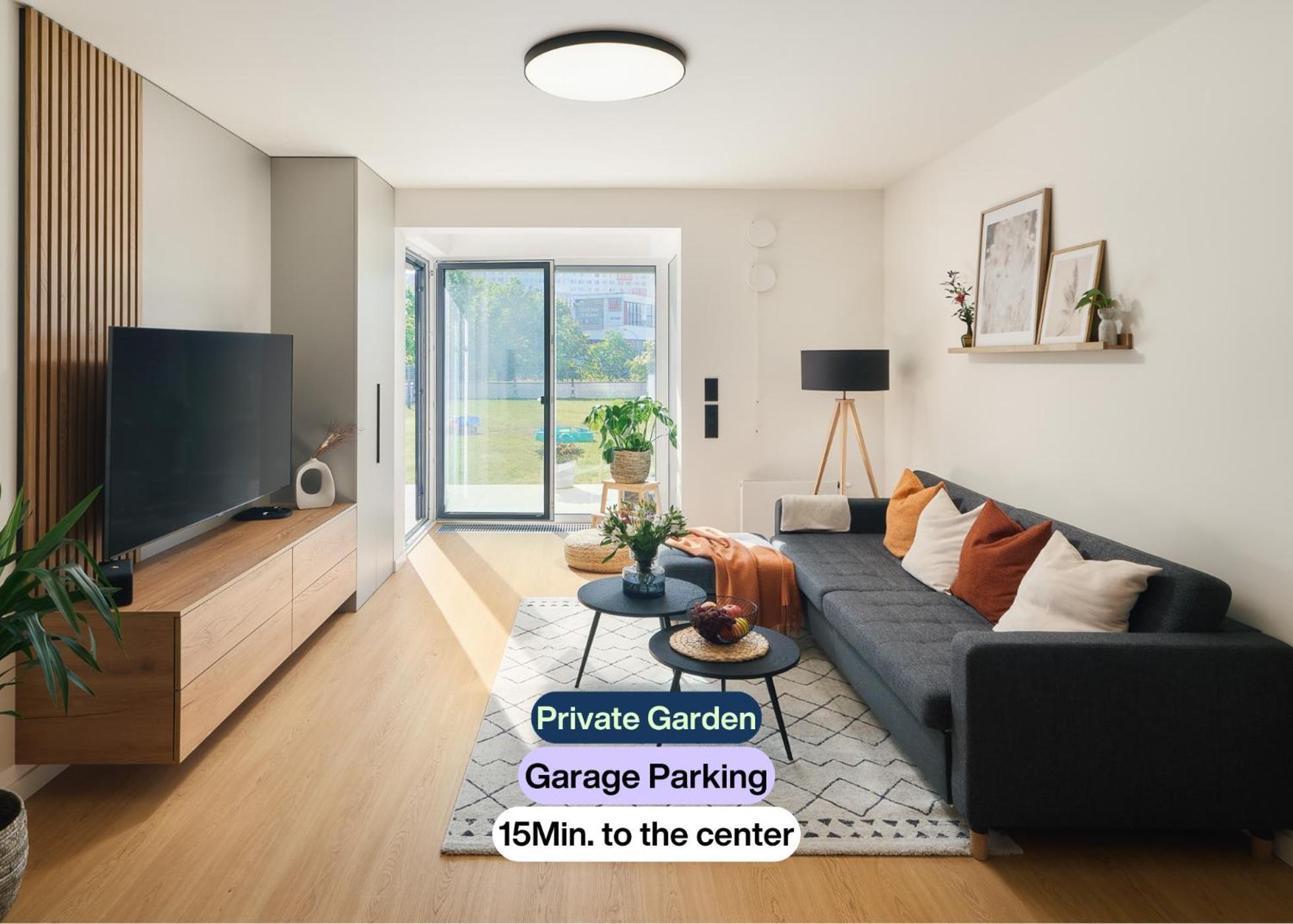 Beta Home - Garage, Air Condition, Garden, At Metro Praha Eksteriør bilde
